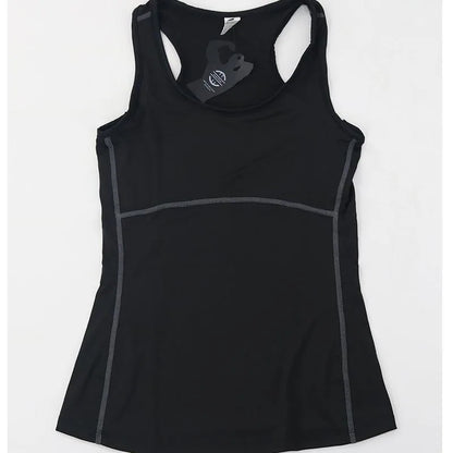 New Yoga Tops Women Sexy Gym Sportswear Vest Fitness Tight Woman Clothing Sleeveless Running Shirt Quick Dry White Yoga Tank Top